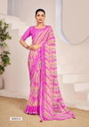 Vanilla 12 By Ruchi Chiffon Saree With Swarovski On Border Wholesale Price In Surat